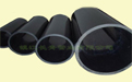 全新料黑色HDPE塑料给排水管材管件 环保型